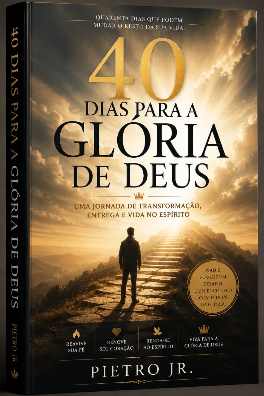 Capa do livro 40 Dias para a Gl&oacute;ria de Deus